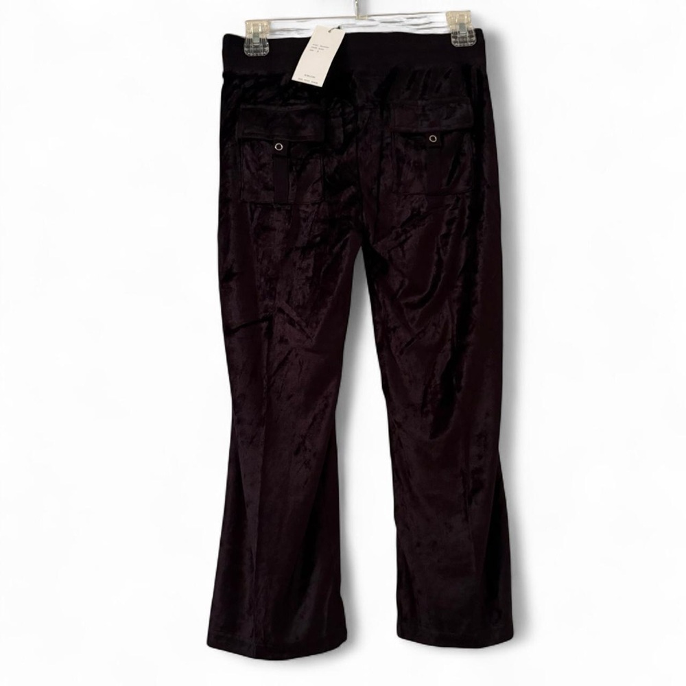NWT BCBGMaxAzria Black Velour Tracksuit Butterfly Fairy - Picture 6 of 6